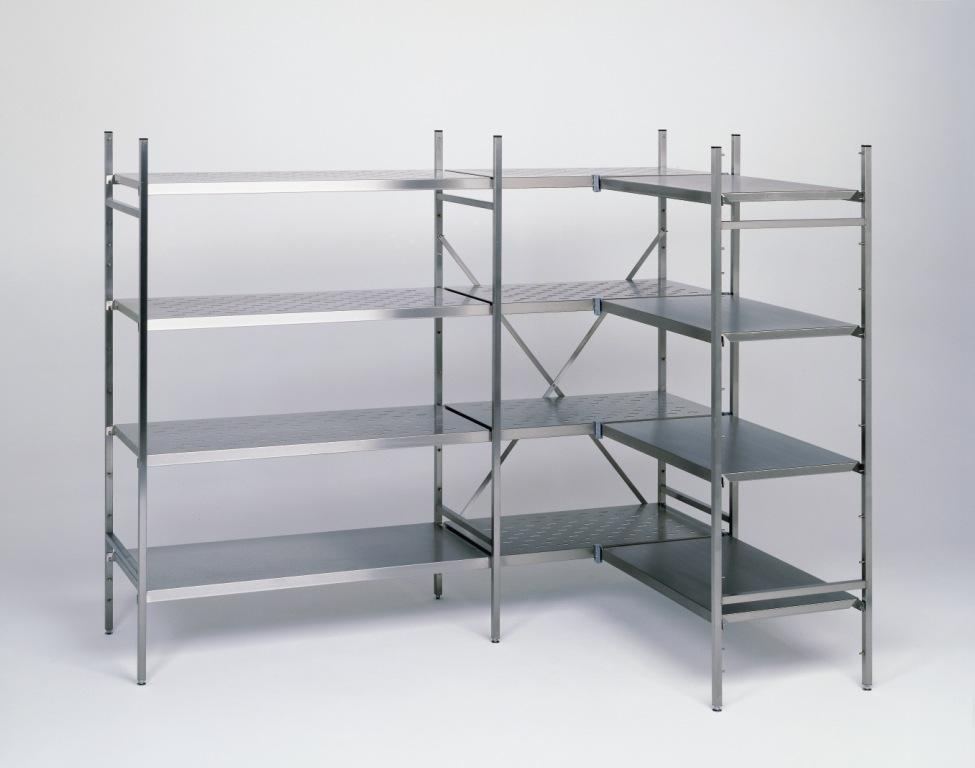 Edelstahlregale