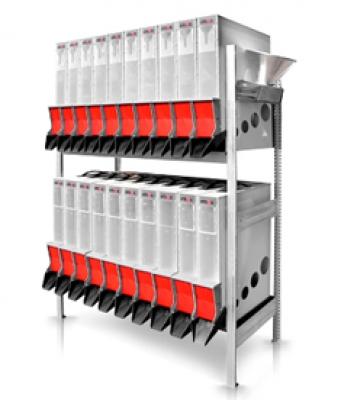 Farbgranulatbehälter