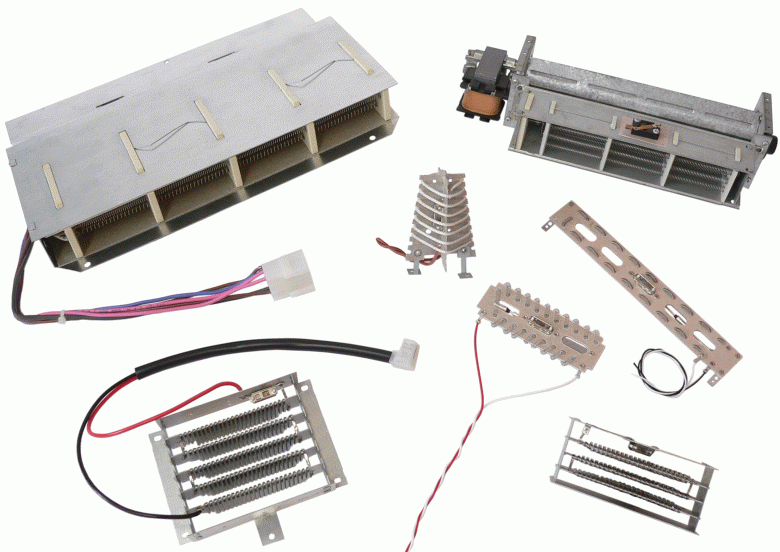 Offenwendelige Heizelemente