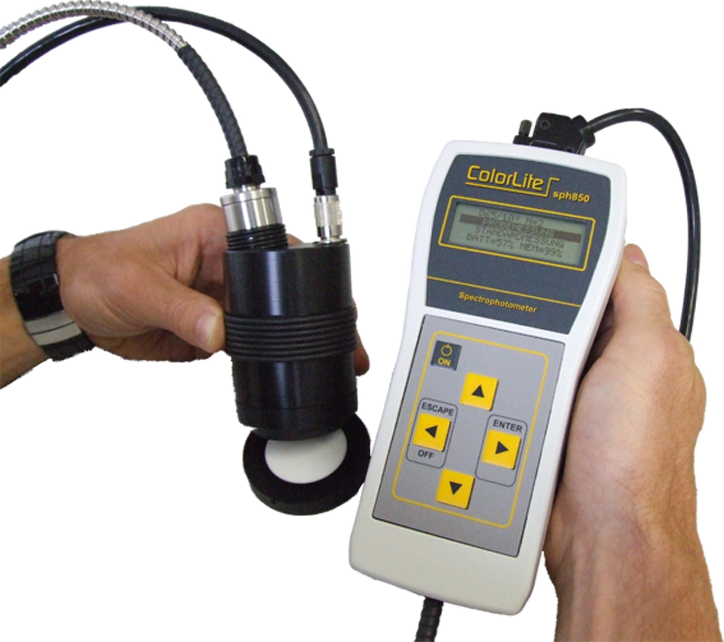 Zwei Messgeometrien mit einem Gerät messbar