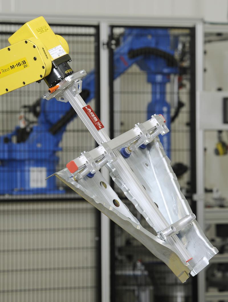 Greifsystem für Bleche