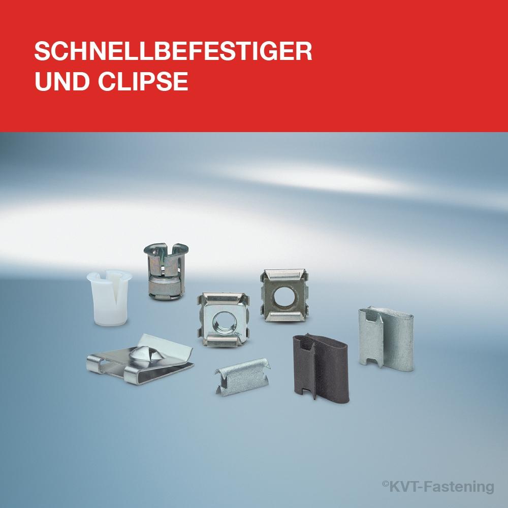 Schnellbefestiger und Clipse