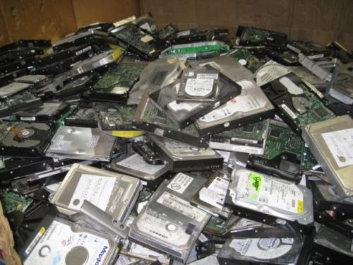 computer hard drive scrap