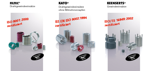 Drahtgewinde- und Gewindeeins