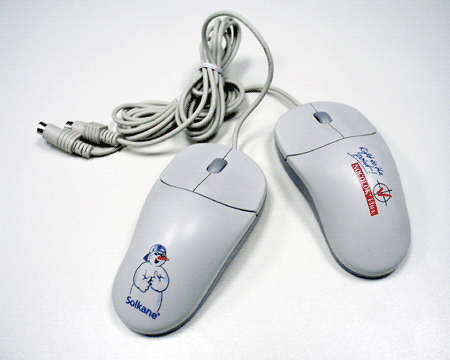 Tampondruck auf PC-Mäusen